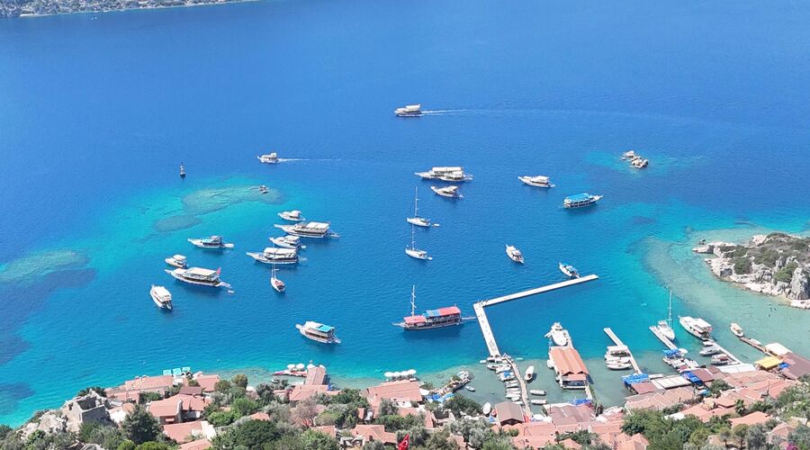 Kekova Batıkşehir Tam Gün Tekne Turu-Simena Kalesi Kaleköy Turu