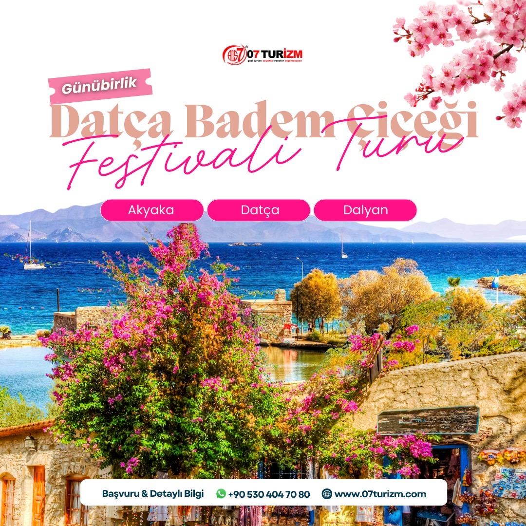 Günübirlik / Datça Badem Çiçeği Festivali Turu 