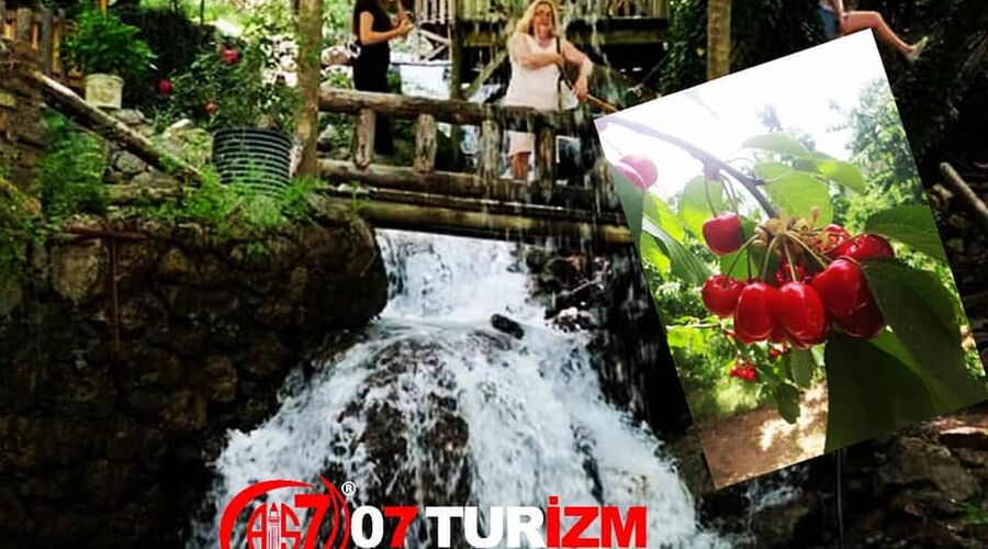 Dalından Kiraz Toplama Burmahan Alabalık Çiftliği Tazı Kanyonu Köprülü Kanyon ATV Safari