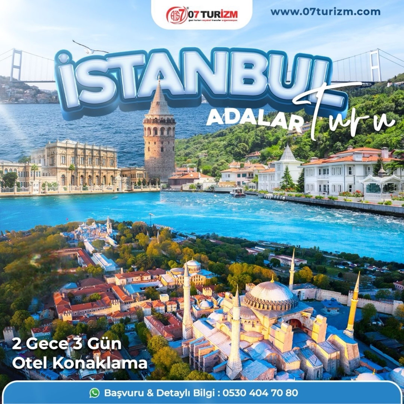 İstanbul ve Adalar Turu- 3 Gece 3 Gün  